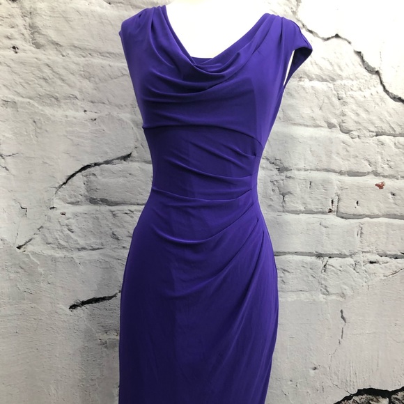 Ralph Lauren Dresses & Skirts - NWT Ralph Lauren Purple Cowl Neck Dress